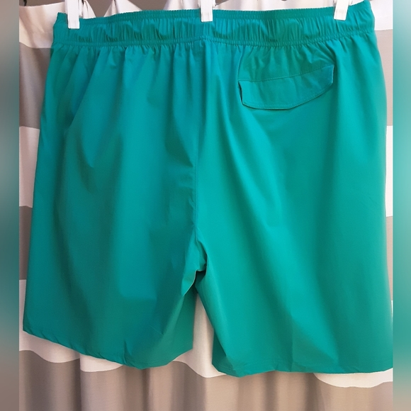 Mens Teal Swimming Trunks Quick-Dry Swim Shorts size 3XL. - Picture 2 of 4